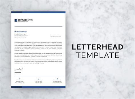 company letterhead examples uk